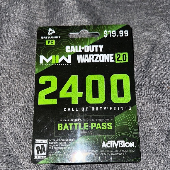 Call of Duty Warzone 2.0 Battle Pass Card - Picture 1 of 1
